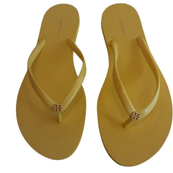 Tory Burch Chelsea Bright Yellow Women's Thin Flip Flop Sandals, size 10M, NWOT - Picture 3 of 9